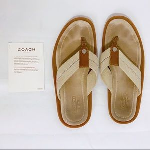 Men’s Coach “Miller” sandals flip-flops | sz 9